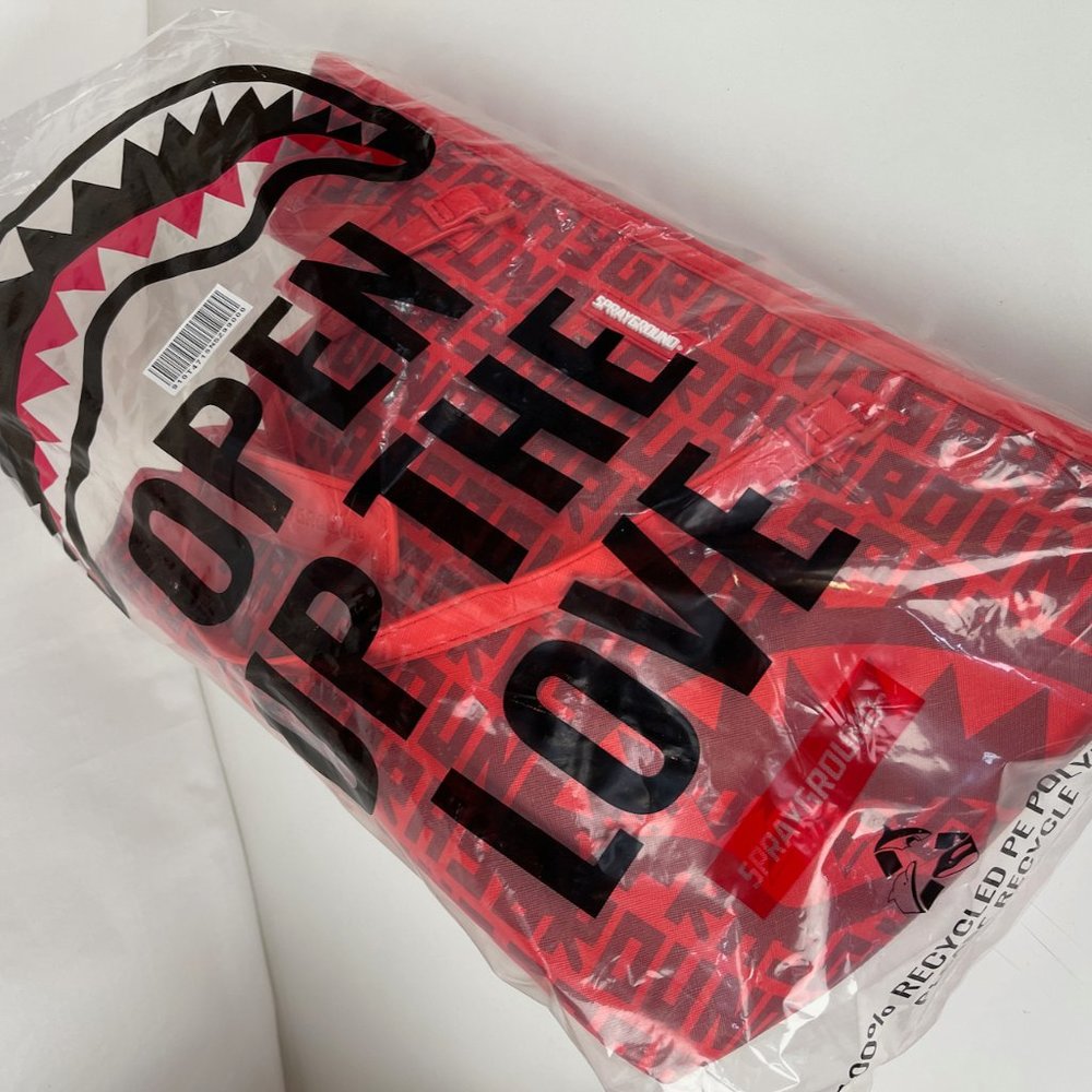 New Sprayground Infared Shark Bite Tote - Picture 7 of 11